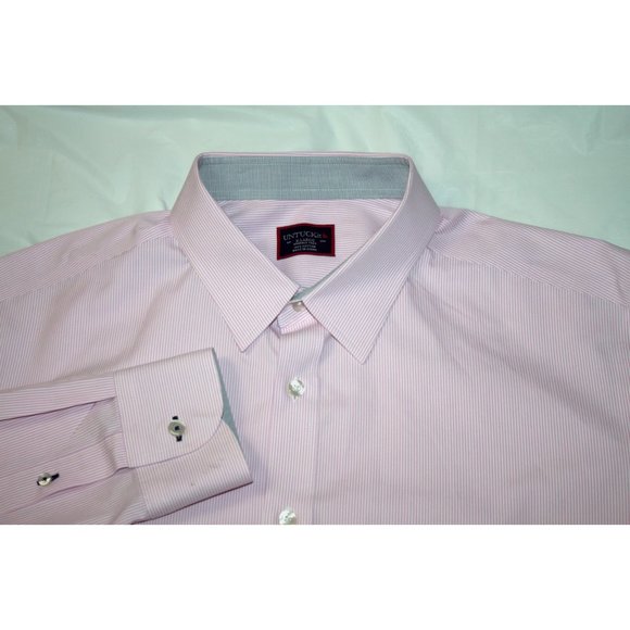 UNTUCKit Mens Long Sleeve Button Front Shirt Size - Picture 2 of 7